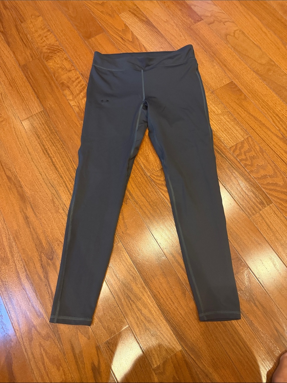 Under Armour Girls' Charcoal Black Athletic Leggings